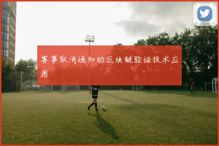 赛事取消通知的区块链验证技术应用